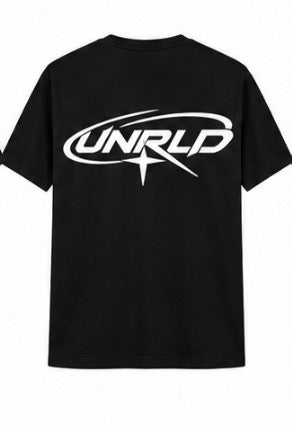 Black UNRLD shirt(White or Blue Letters)