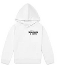 WorldWide E-Moto White Hoodie With Puffy Text